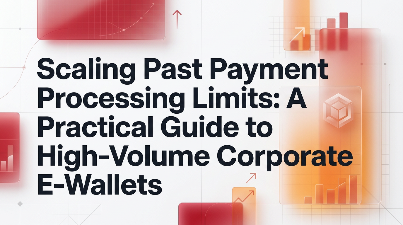 Scaling Past Payment Processing Limits: A Practical Guide to High-Volume Corporate E-Wallets