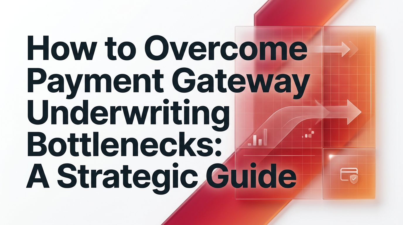 How to Overcome Payment Gateway Underwriting Bottlenecks: A Strategic Guide