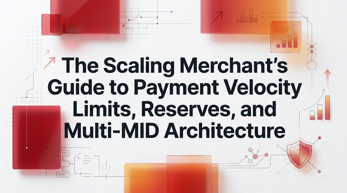The Scaling Merchant’s Guide to Payment Velocity Limits, Reserves, and Multi-MID Architecture
